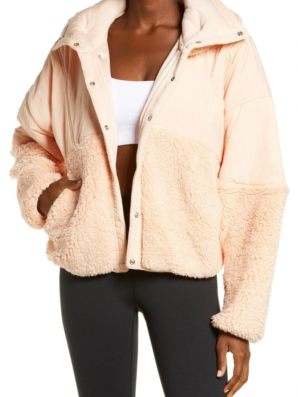 Free people Adventure Awaits Fleece Jacket NWOT